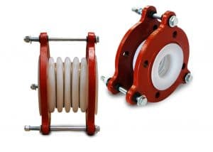 PTFE Expansion Joints - Model 440-BE Varying Neutral Lengths w/Style 440-BD Limit Bolts