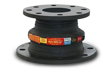 Rubber Expansion Joints - Model RC -231 Concentric single wide-arch expansion joint